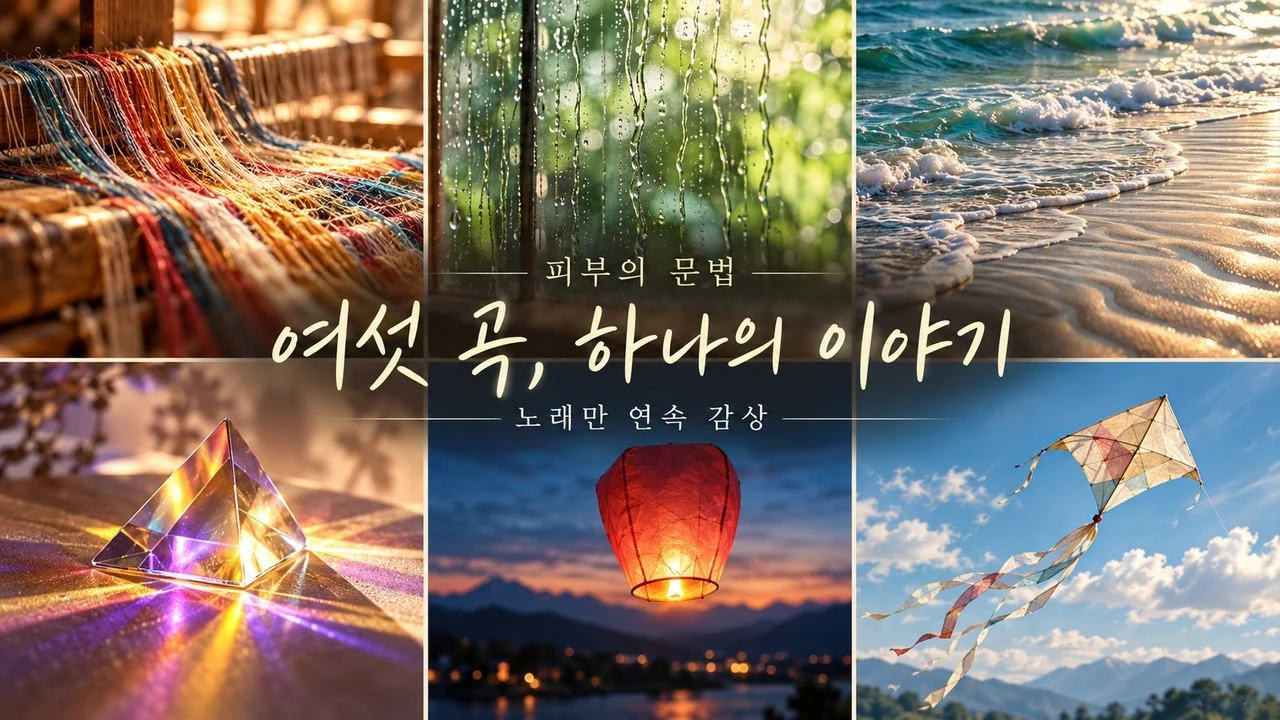 피부의 문법 여섯 곡 표지